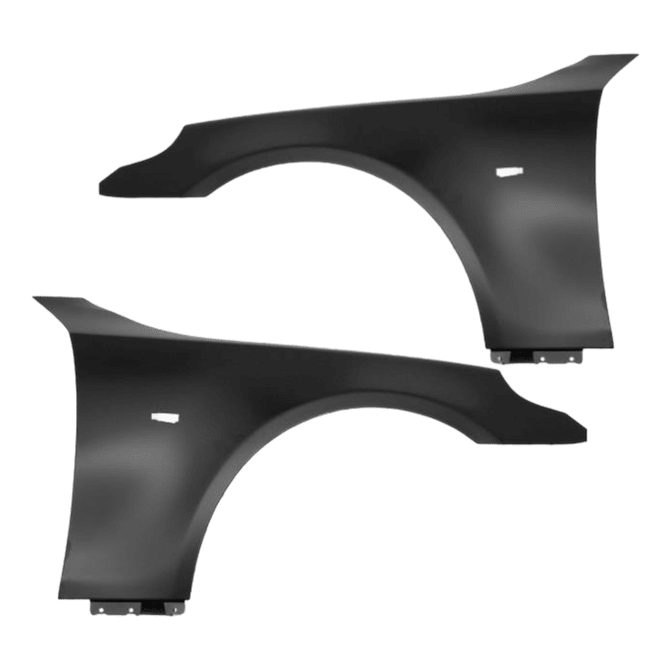 Zij-Scherm Aluminium | BMW 5 Serie E60 En E61 07/2003-02/2010 — Rechts (Bijrijderskant) - Beamerstyling.nl
